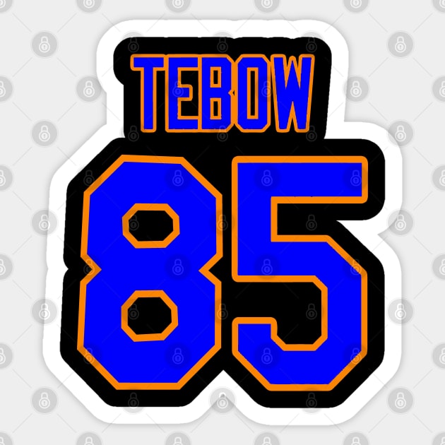 Tebow 85 Sticker by Rundown